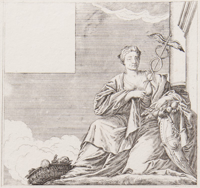 veronese etching from 1682 Prosperity